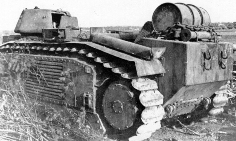​A flamethrower tank from the 224th Tank Company, late 1944. These tanks had their commander's cupolas cut off completely - Char B in German Service | Warspot.net