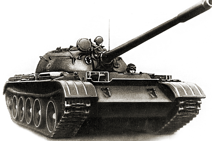 ​The T-55 tank. Initially, it was produced without an AA machinegun - T-55: The Third World's Main Argument | Warspot.net