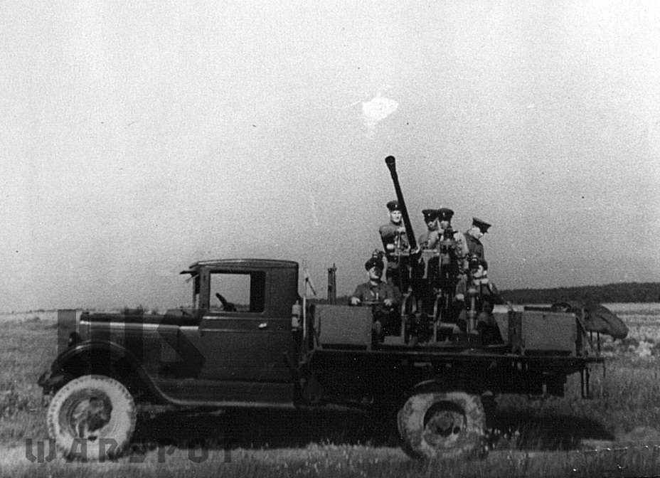 ​Trials of the 37 mm 61-K AA autocannon on the chassis of a ZIS-32 truck, July of 1941 - Halftrack Experiments | Warspot.net