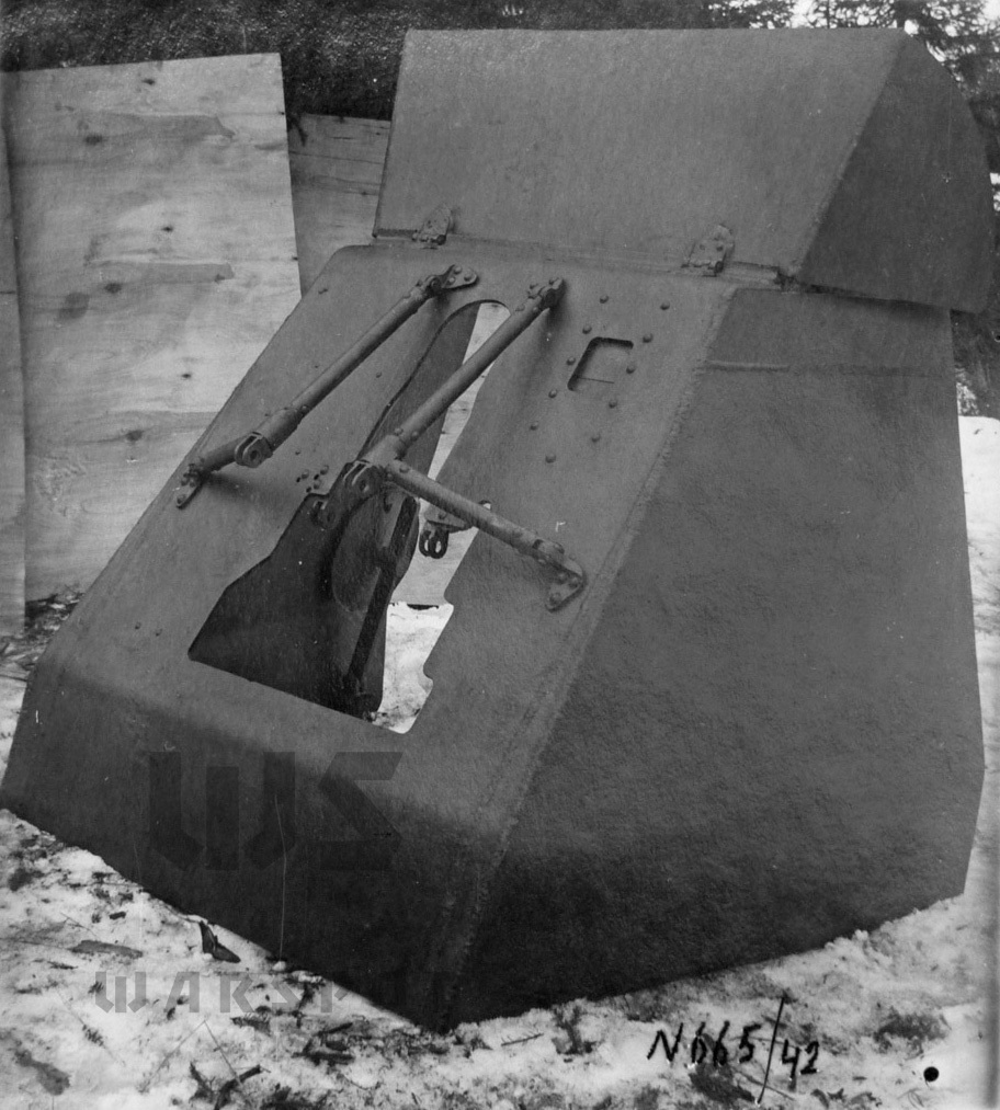 ​Overall view of the gun shield - Halftrack Experiments | Warspot.net