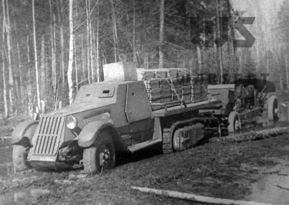 ​ZIS-41 as an artillery tractor - Halftrack Experiments | Warspot.net