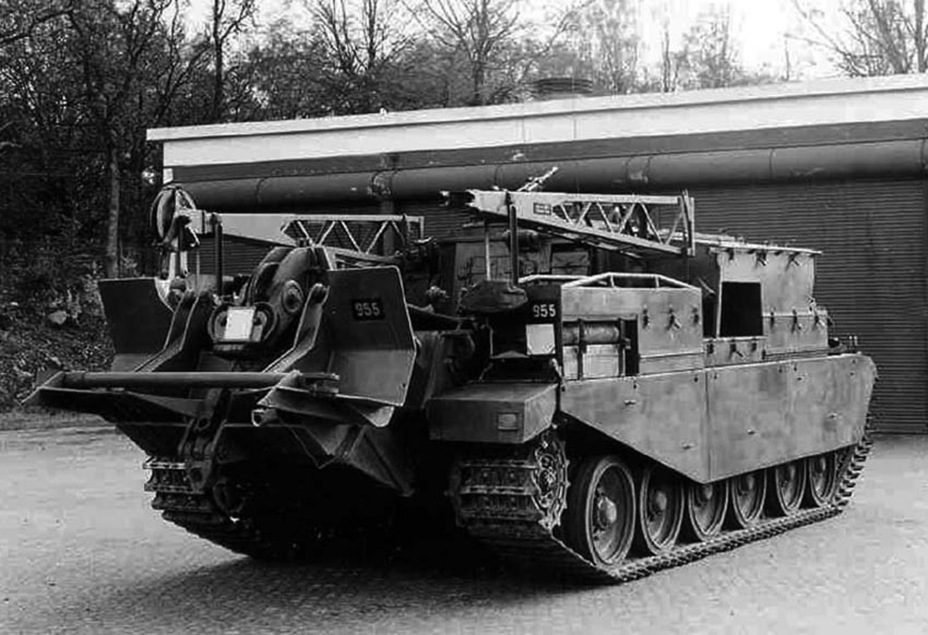 ​Bgbv 81 A, a recovery vehicle on the Centurion chassis. 13 such vehicles were purchased - Adventures of the Centurion in Scandinavia | Warspot.net