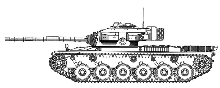 ​The Strv K, a hybrid of the KRV and Centurion Mk.10, could look like this. In the end, the Swedish military decided to not risk it - Adventures of the Centurion in Scandinavia | Warspot.net