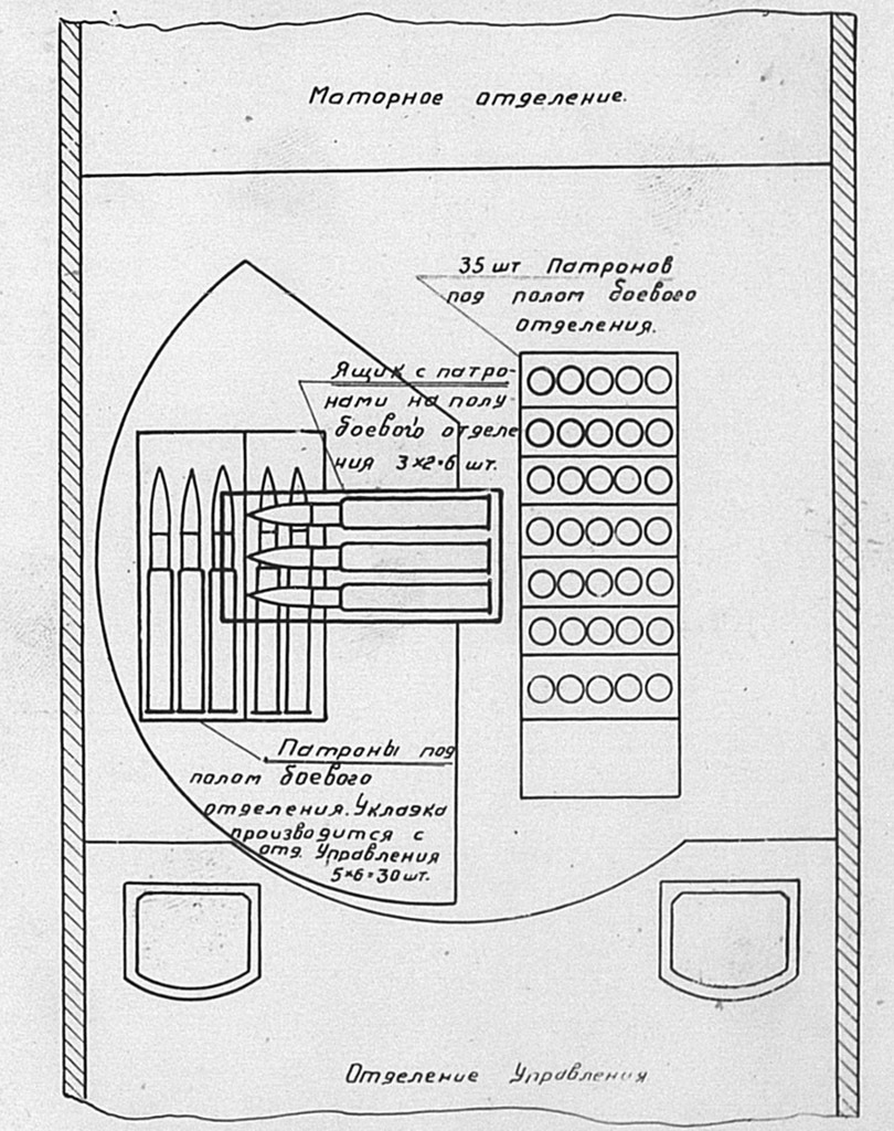 ​Ammunition storage diagram - M4A2(76)W: Emcha With a Long Hand | Warspot.net