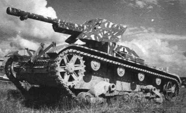 ​Tank destroyer on a T-26 chassis - French in German Hands | Warspot.net