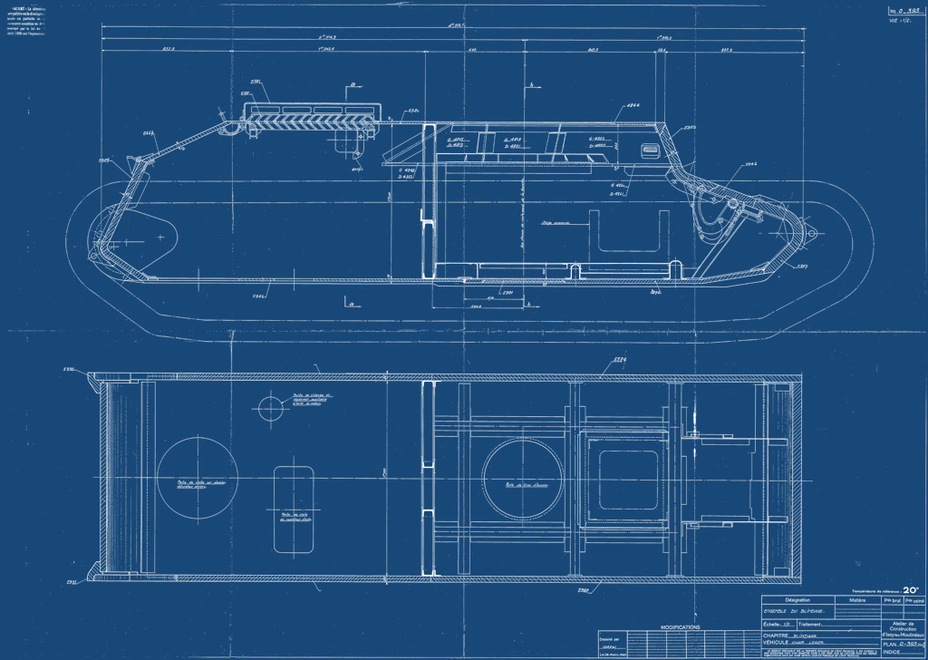 ​Diagram of the new AMX 38's hull - AMX 38: A Tank Between Classes | Warspot.net