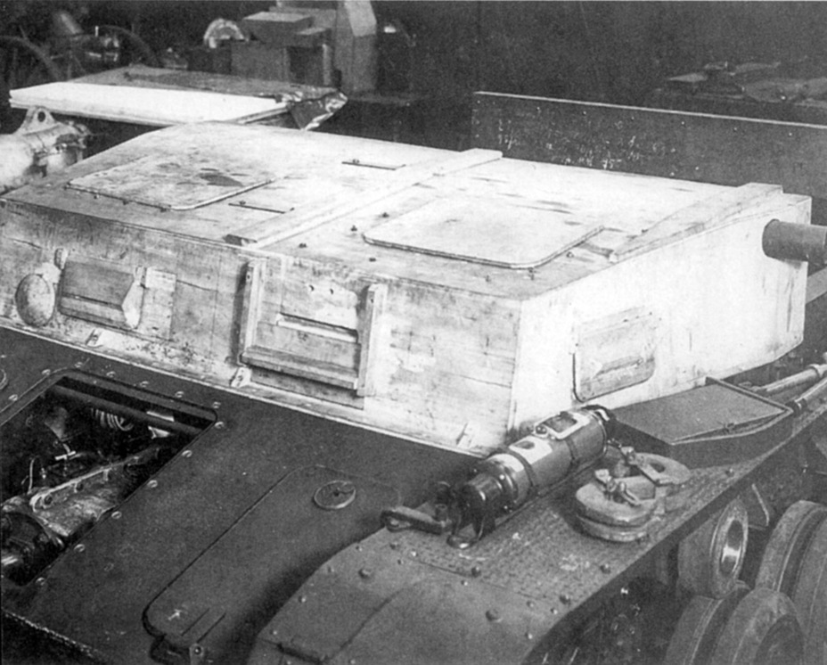 ​A model of the new turret platform tested on the B.W. II Kp - Pz.Kpfw.IV Ausf. A through C | Warspot.net