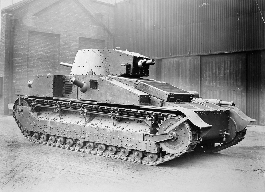 ​A machinegun in the rear of the turret later became a common feature in Japanese tanks - Medium Tank Mk.III: Britain's Cerberus | Warspot.net