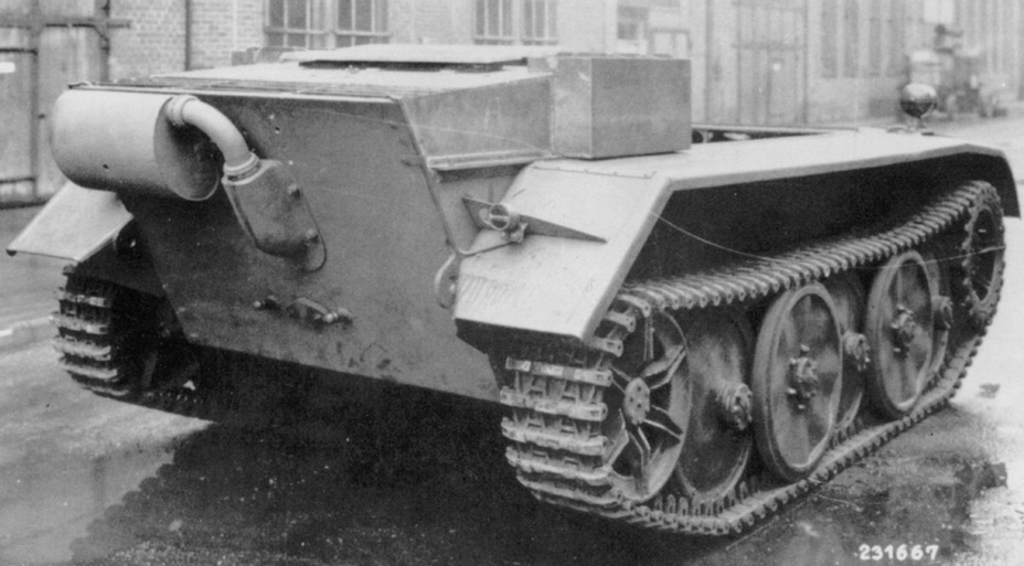 ​The first experimental VK 13.03 chassis, spring of 1942 - Reconnaissance Cats | Warspot.net