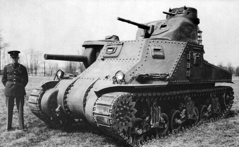 ​The first experimental Medium Tank M3, built by the Rock Island Arsenal. Aberdeen Proving Grounds, late March 1941. You can see that the commander's cupola has no observation device from the left side - Medium Tank M3 | Warspot.net