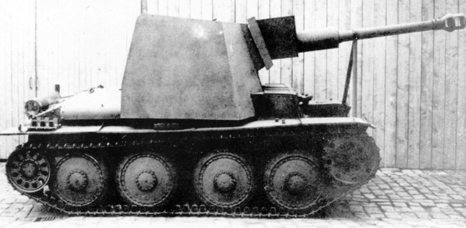 ​7.5 cm Stu.Kan. auf Pz.Kpfw.38(t). This project did not move past the production of a prototype - Marder III: German Tank Destroyer on a Czech Chassis | Warspot.net