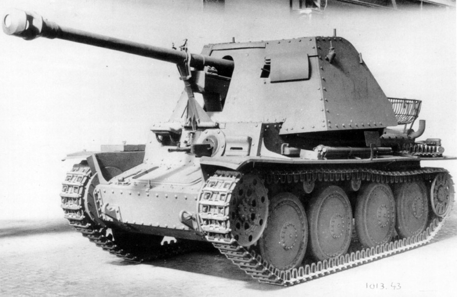 ​Sfl.38 prototype, June 1942 - Marder III: German Tank Destroyer on a Czech Chassis | Warspot.net