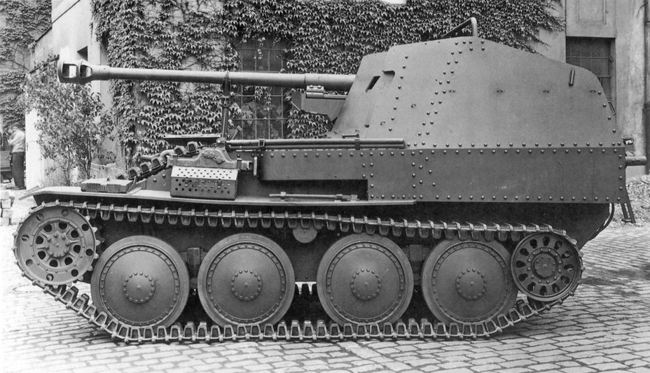 ​Main production batch vehicle, 1943 - Marder III: German Tank Destroyer on a Czech Chassis | Warspot.net