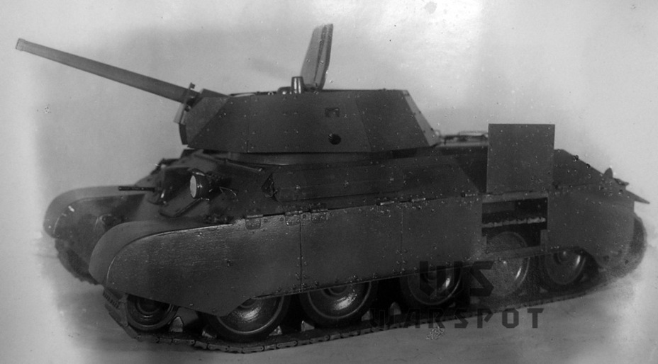 ​A model of spaced armour for the T-34, later built in metal - Temporary Reinforcement | Warspot.net