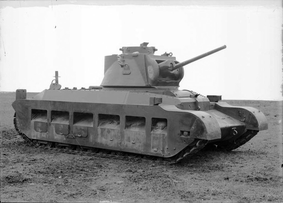 ​The first experimental Infantry Tank A12E1, summer of 1938 - Short-Term Queen of the Desert | Warspot.net
