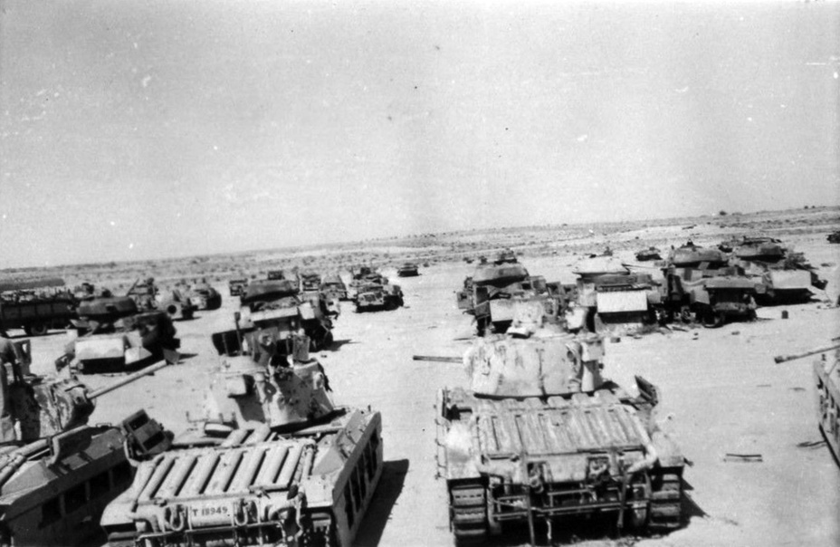 ​Repair dump, late 1942. By that point, the Matilda was relegated to the second lines - Short-Term Queen of the Desert | Warspot.net