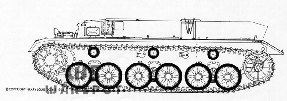 ​The B.W.40 tank from Krupp looked like this. Like Krupp, Daimler-Benz preferred a leaf spring suspension - Panther's Ancestors | Warspot.net