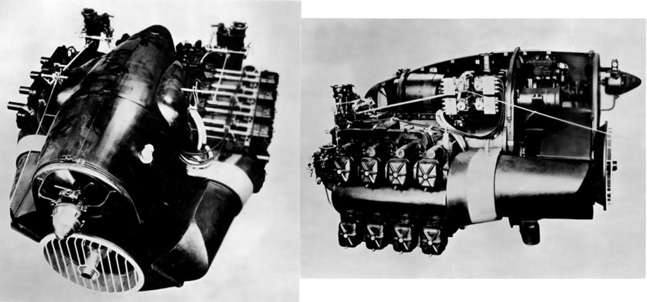 ​Model of a 510 hp Quad-Gypsy engine. This engine was planned for installation into the AC IV - The Australian Sentinel | Warspot.net