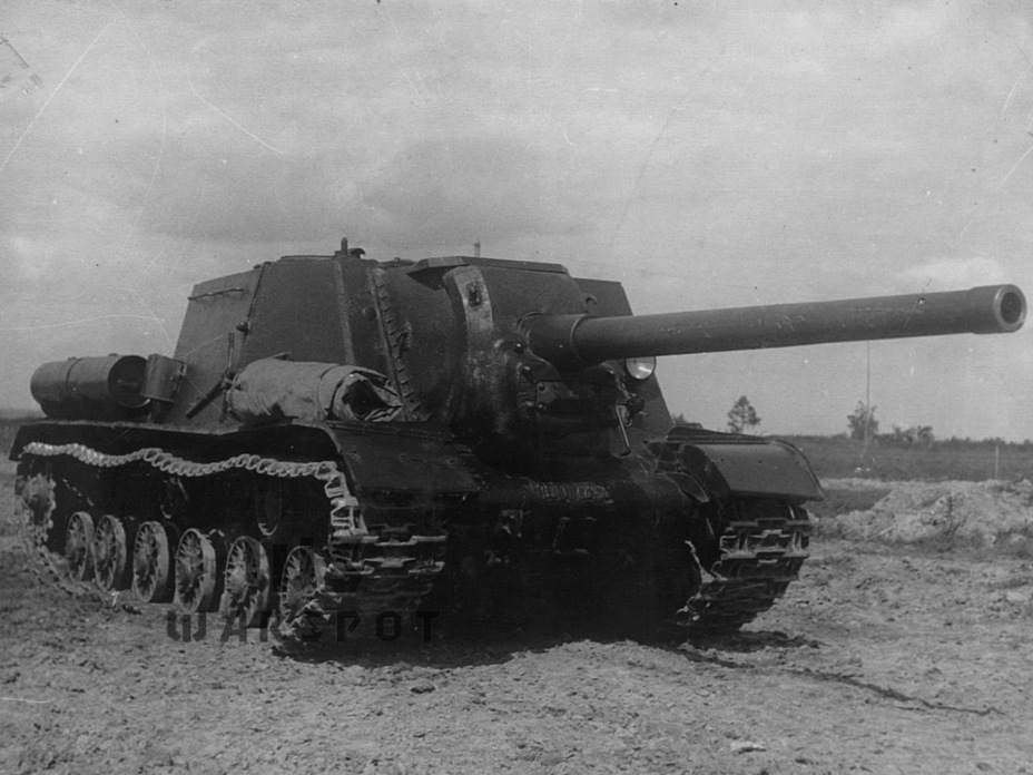 ​Production ISU-122. The vehicle looked like this in early summer of 1944 - ISU-122 Heavy Tank Destroyer | Warspot.net