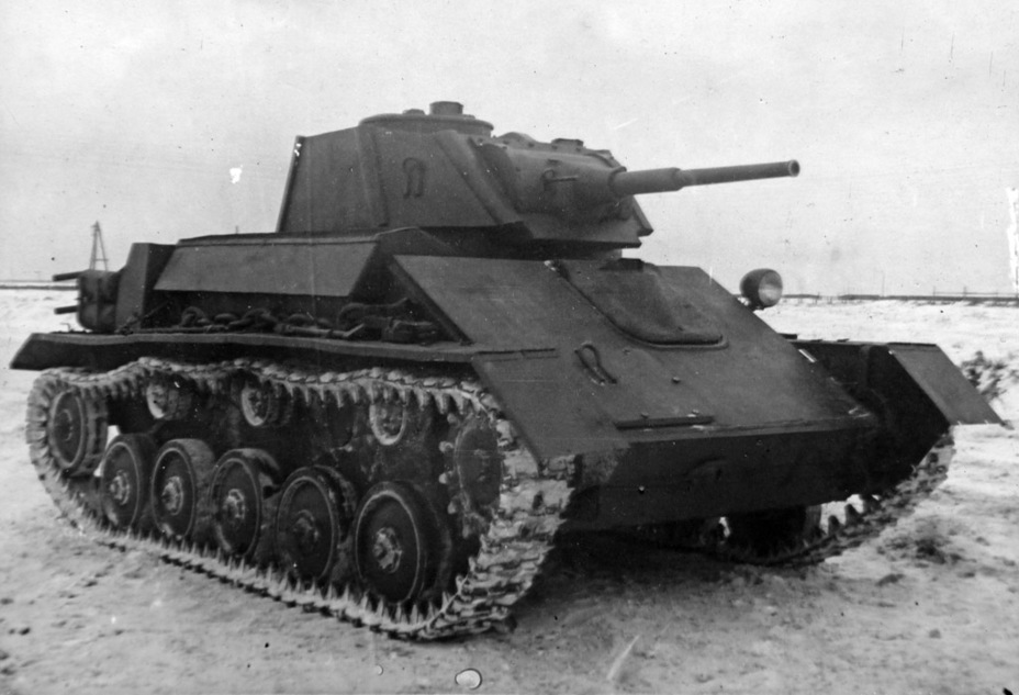 ​The experimental T-80 at the NIBT proving grounds, December 1942 - The First T-80 | Warspot.net