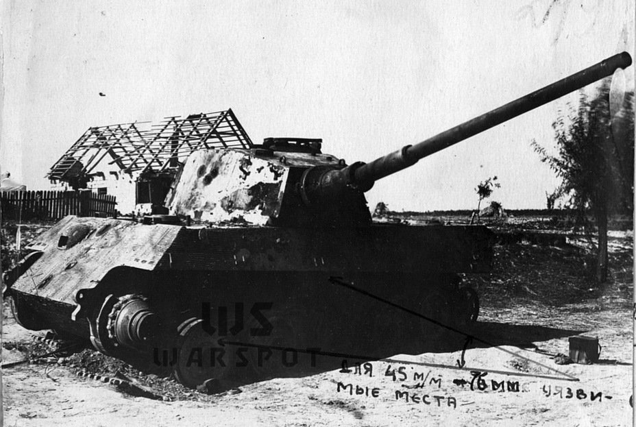 ​Tank #234 shot up by Soviet artillery, September 1944 - An Overloaded Big Cat | Warspot.net
