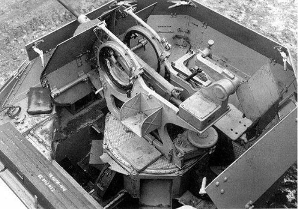 The gun mount of the Flakpanzer 38(t) - A SPAAG for the Panzerwaffe | Warspot.net