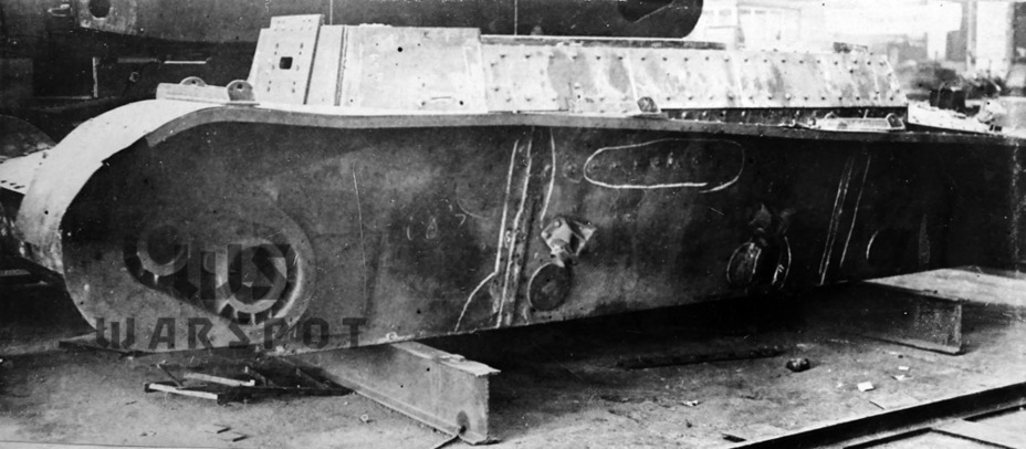 ​Hull of the T-46-3, summer of 1937. This tank delayed the production of the T-46 even further - T-46: Dead End on Wheels | Warspot.net