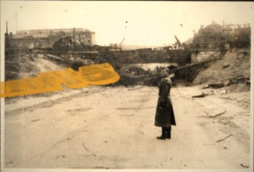 ​Viaduct on Kubanskaya Street, German photo taken after the end of fighting in the area - Unknown Stalingrad: The City Garden | Warspot.net