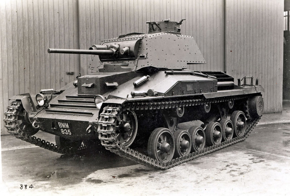 ​Experimental Tank A10E1. You can see how the front of the tank changed - Cruiser Tank Mk.II: With Best Intentions | Warspot.net