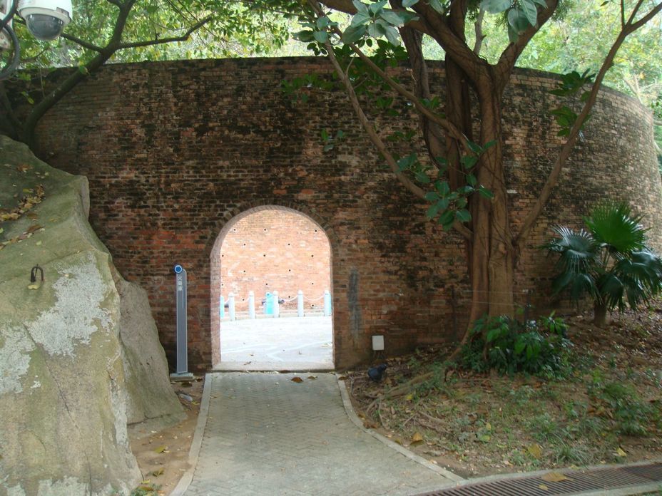 ​The location of the former powder factory. It is surrounded by a high brick fence for safety. Photo by the author - Forgotten Guardian of Hong Kong | Warspot.net