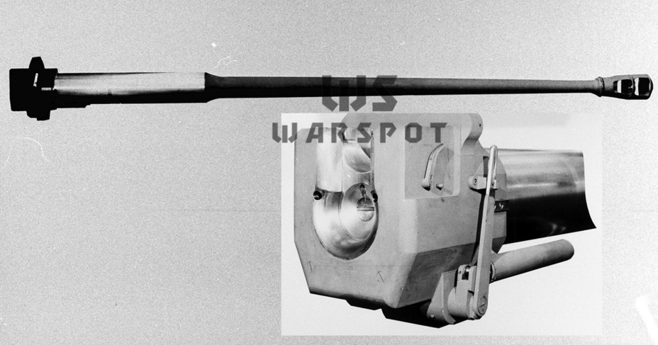 ​105 mm T5E2 gun. It was first used on the Heavy Tank T29E2, later on four more tanks - Heavy Tank T29: When Late is not Better than Never | Warspot.net