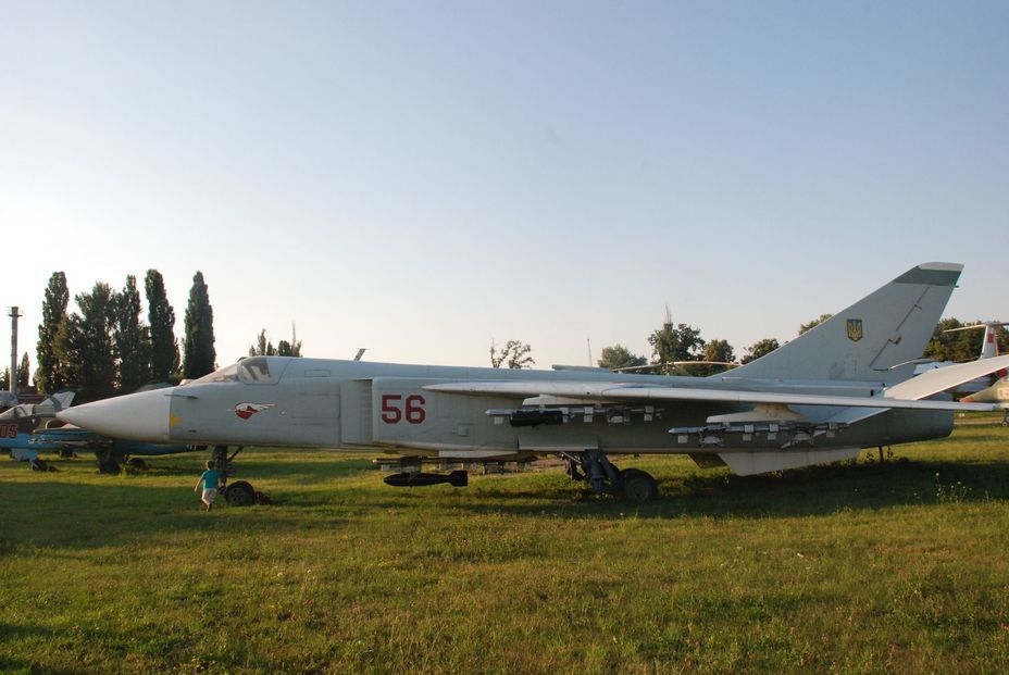 ​Front-line bomber Su-24. Photo by the author - «Hidden» Aviation Museum | Warspot.net