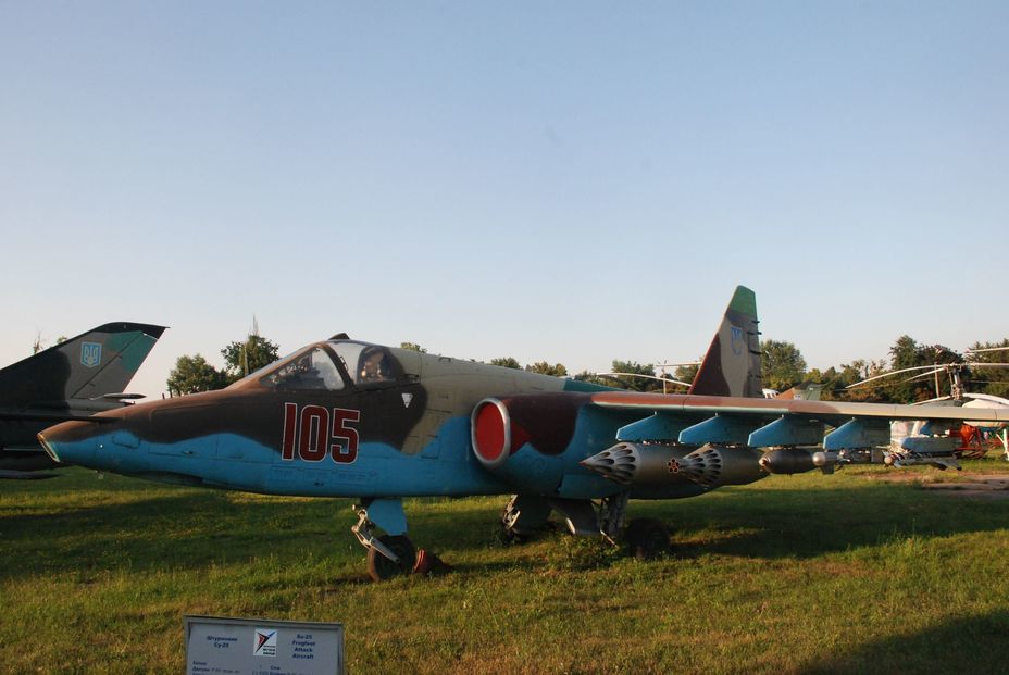 ​Attack aircraft Su-25. Photo by the author - «Hidden» Aviation Museum | Warspot.net