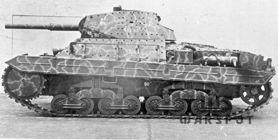 ​In 1945 the tank was used to equip improvised armoured trains - Heavy Tank, Italian Style | Warspot.net