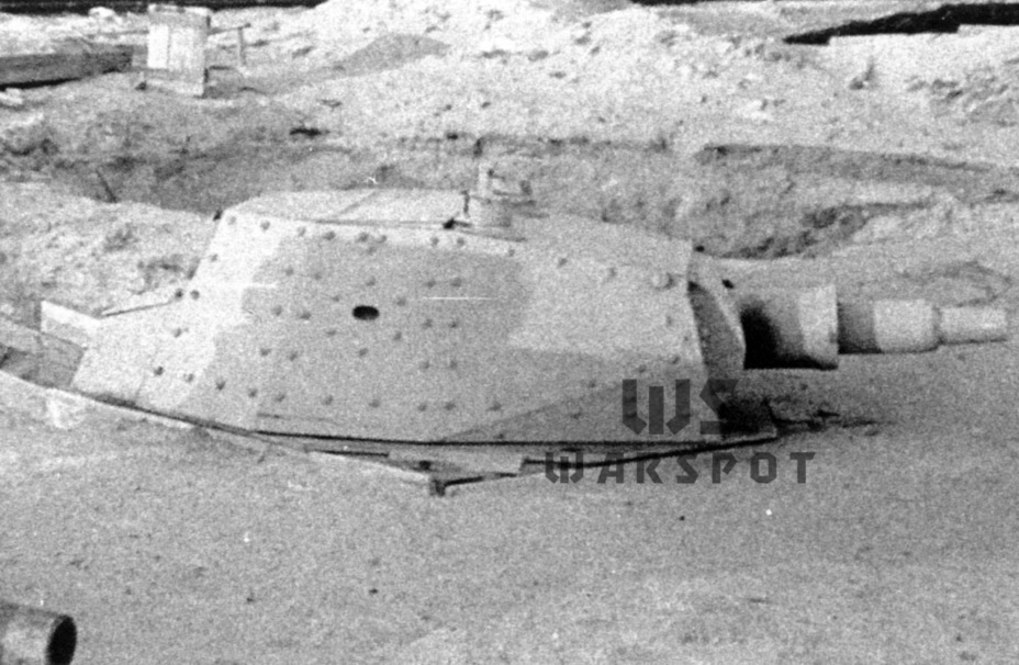 ​An experimental turret used in fortifications. A German gun is installed in it - Heavy Tank, Italian Style | Warspot.net