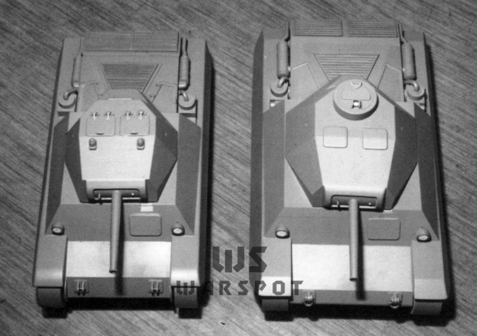 ​Models of the Carro Armato P 40 and Carro Armato P 43. The difference in size is not great - Heavy Tank, Italian Style | Warspot.net