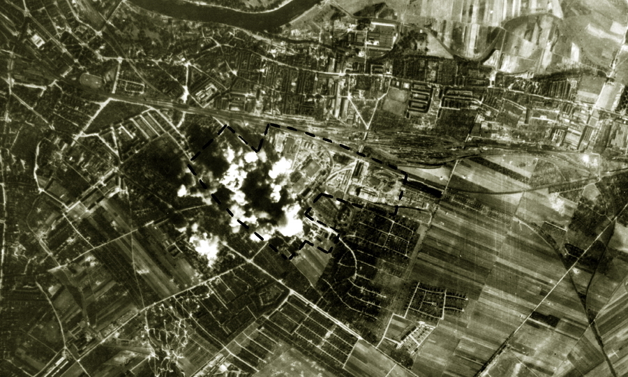 ​Krupp factory being bombed, October 1944 - Thick Skin of German Beasts | Warspot.net