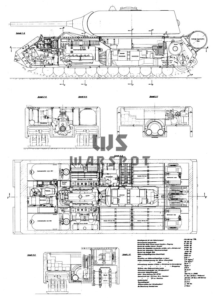 ​The Pz.Kpfw. Maus as of spring 1943. The turret still has a commander's cupola but the gun is already a 128 mm - Stillborn Maus  | Warspot.net