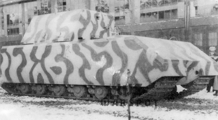 ​After camouflage and markings were applied - Stillborn Maus  | Warspot.net