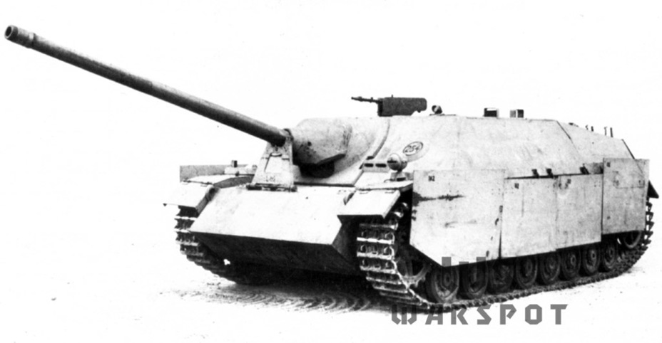 ​The first experimental PzIV/70 (V). The photo was taken only after the experimental remote controlled machine gun mount was installed - A Barrel Too Long | Warspot.net