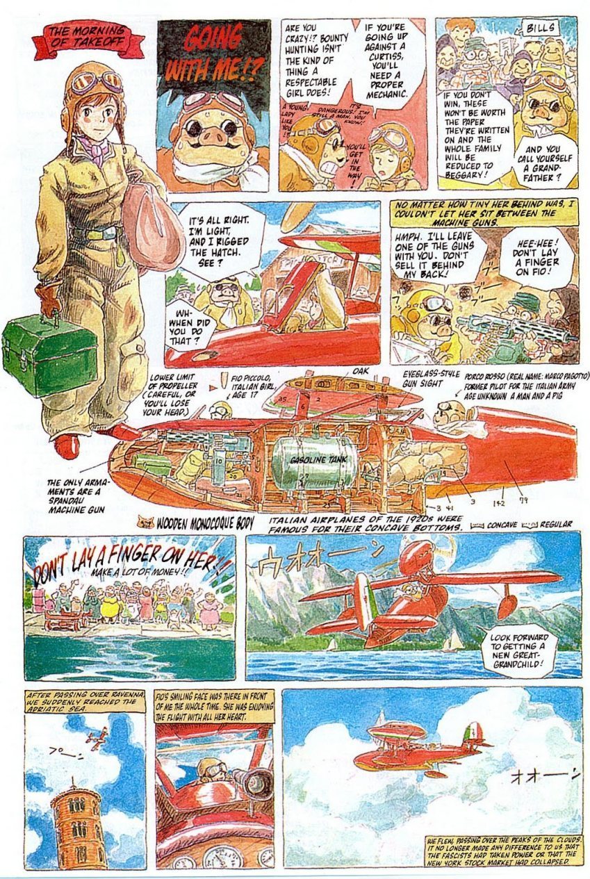 ​However, it was in this manga that the captivating female mechanic Fio appeared - «I’d rather be a pig than a fascist» | Warspot.net