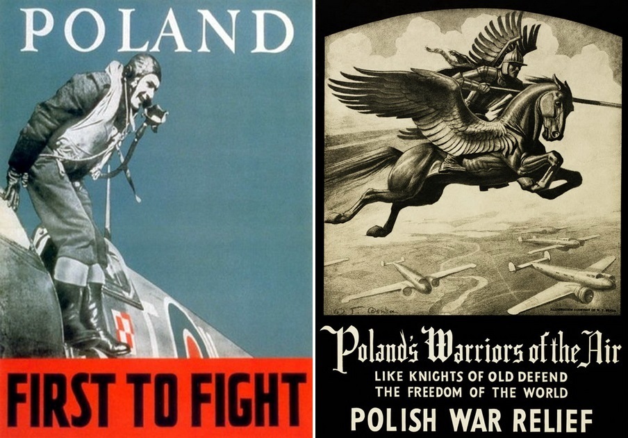 ​Two more posters on the topic of Polish aviation. The contribution of the Poles to the air war over Europe in 1939-1945 was quite significant - Highlights for Warspot: Winged Hussars in the sky | Warspot.net
