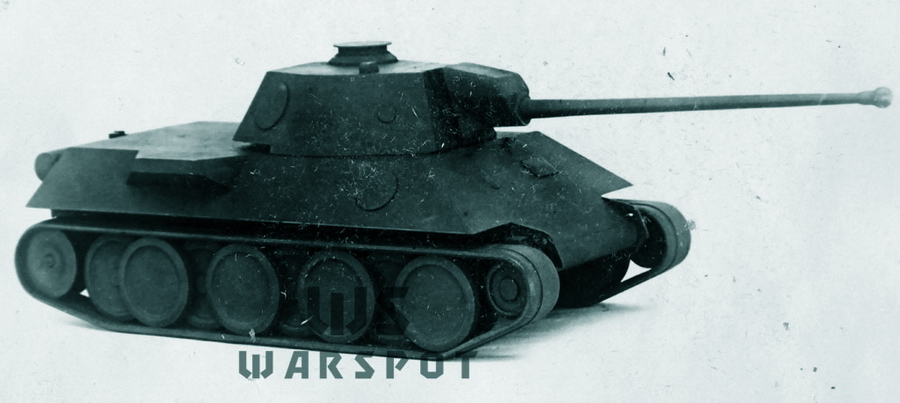 ​A model of the VK 30.02(D). Looks can be deceiving! - How the Wehrmacht's Diesel Stalled | Warspot.net