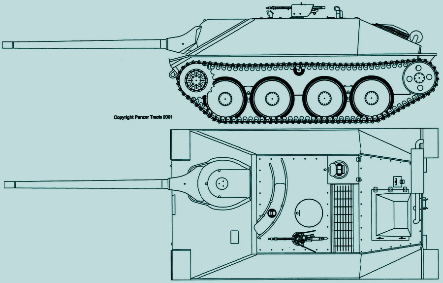 ​Jagdpanzer 38D with a 75 L/70 gun and a Tatra diesel - How the Wehrmacht's Diesel Stalled | Warspot.net