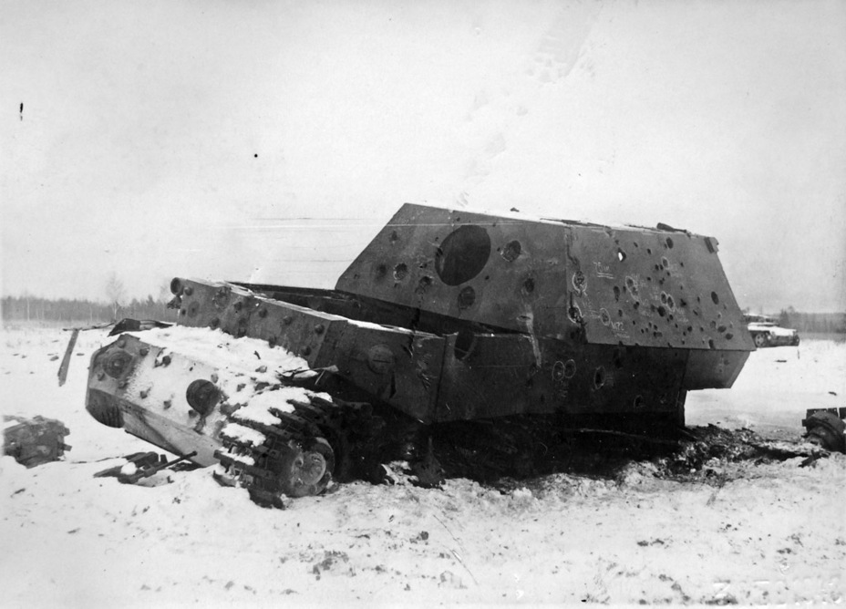 ​The partially disassembled Ferdinand during trials at the NIBT proving grounds, December 1943 - The Trophy from the Kursk Salient | Warspot.net
