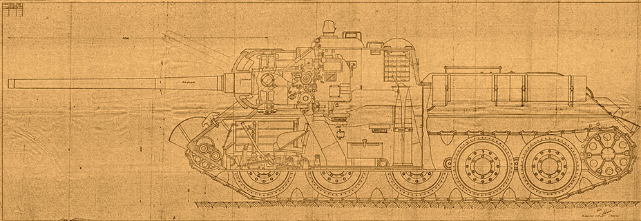 ​Cutaway of the SU-85 with the D-5S-85 gun - From Medium Assault Gun to Medium Tank Destroyer | Warspot.net