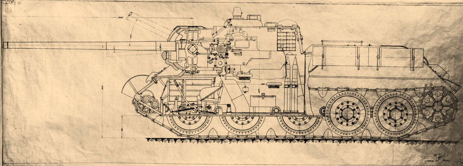 ​SU-85-I. This project appeared as a reserve variant - From Medium Assault Gun to Medium Tank Destroyer | Warspot.net