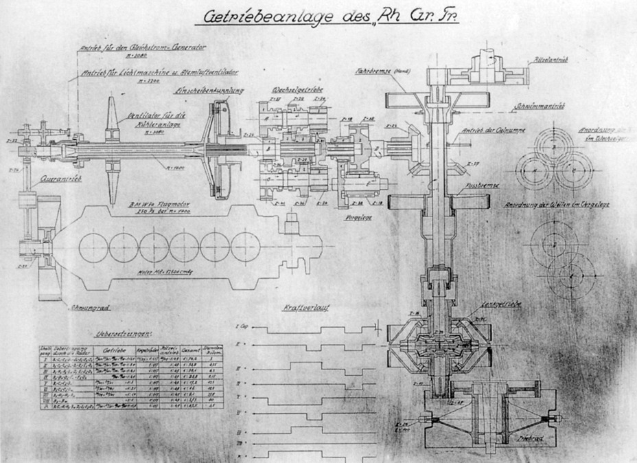 ​The drivetrain of the Rheinmetall tank. It was also not exceptionally simple, but it worked more reliably than its competitors - First Try at a Medium Tank | Warspot.net