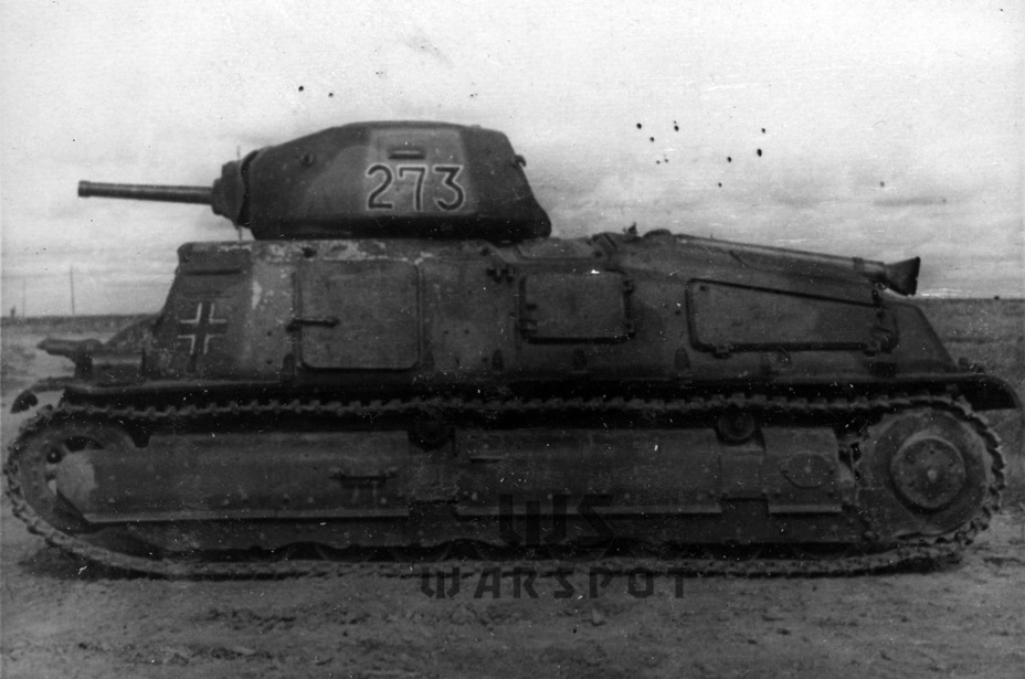 ​The second tank with turret number 273. Later it was put on display at the exhibit of captured trophies in Gorky Park - SOMUA S 35 in Second Hand | Warspot.net