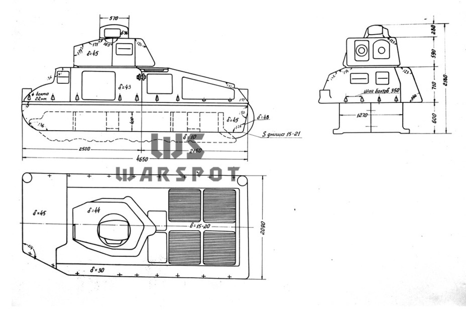 ​The armour diagram, composed by Soviet specialists - SOMUA S 35 in Second Hand | Warspot.net